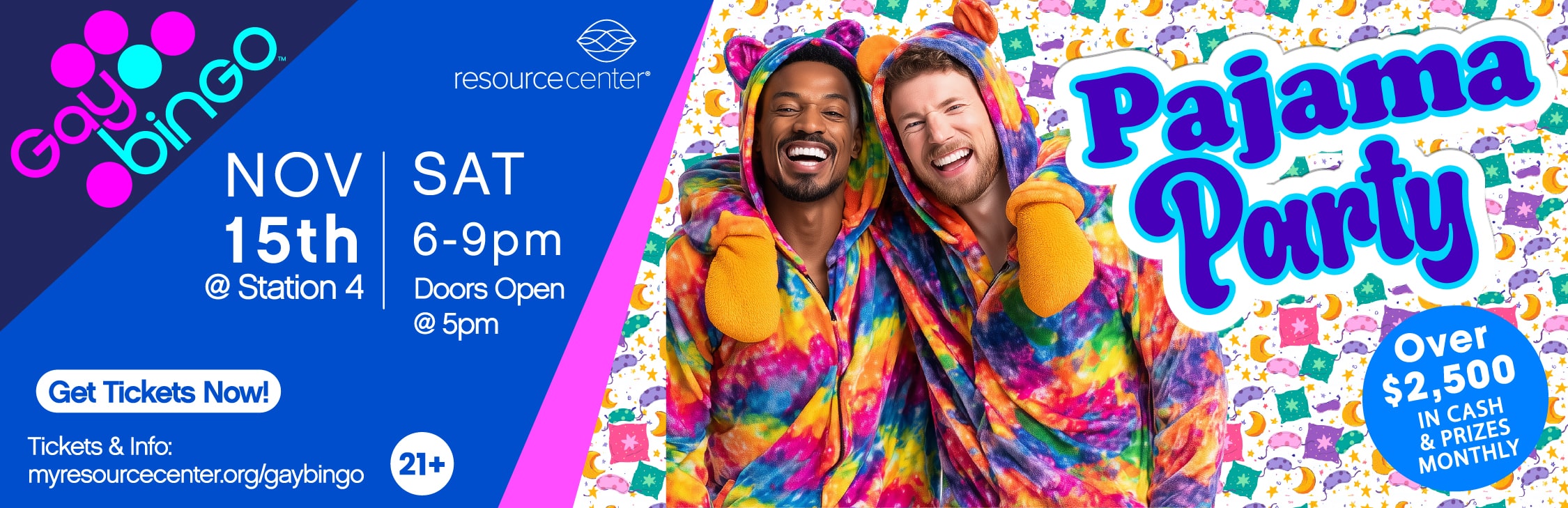 Pajama party bingo event November 15th, Station 4.