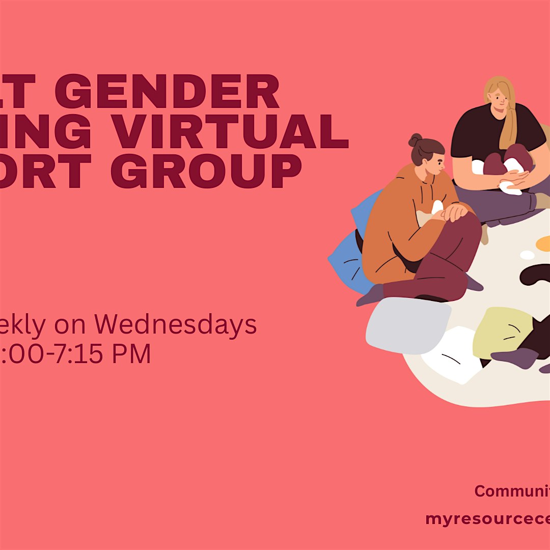 Support group meeting illustration with details.